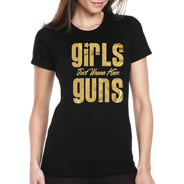 Women's Gym and Fitness - Girl Just Wanna Have Guns