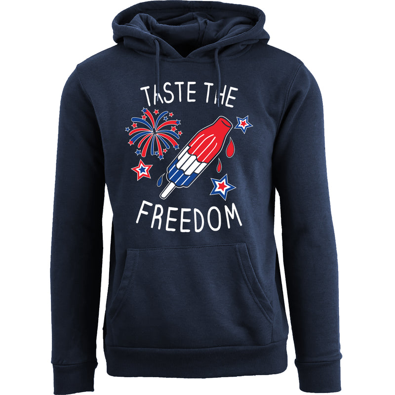 Women's 4th of July Pullover Hoodie - Taste The Freedom