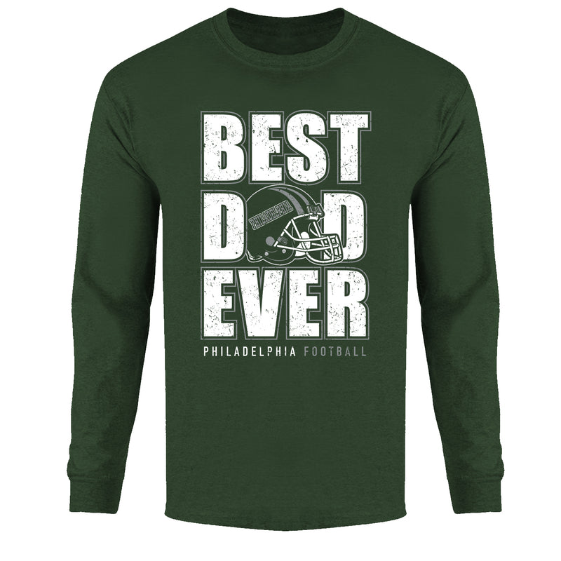 Men's Best Football Dad Ever Long Sleeve - Philadelphia