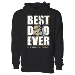 Men's Best Football Dad Ever Pull Over Hoodie - New Orleans