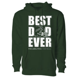 Men's Best Football Dad Ever Pull Over Hoodie - Philadelphia