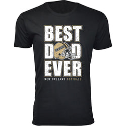 Men Best Football Dad Ever T-Shirt - New Orleans