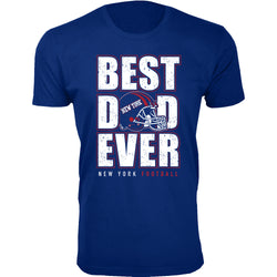 Men Best Football Dad Ever T-Shirt - New York