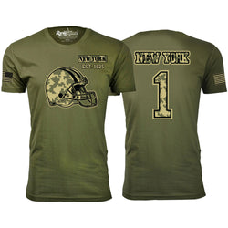 Men's Ultimate Camo Football T-shirts - New York