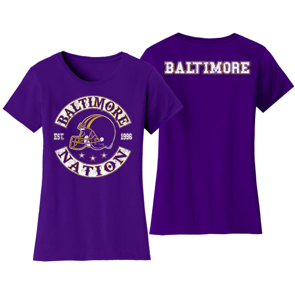 Women's Football Nation T-shirts - Baltimore