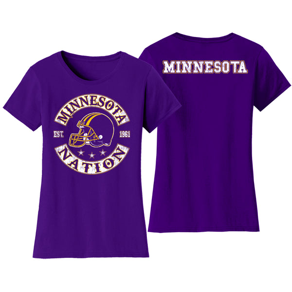 Women's Football Nation T-shirts - Minnesota