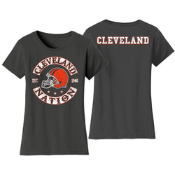 Women's Football Nation T-shirts - Cleveland