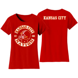 Women's Football Nation T-shirts - Kansas City