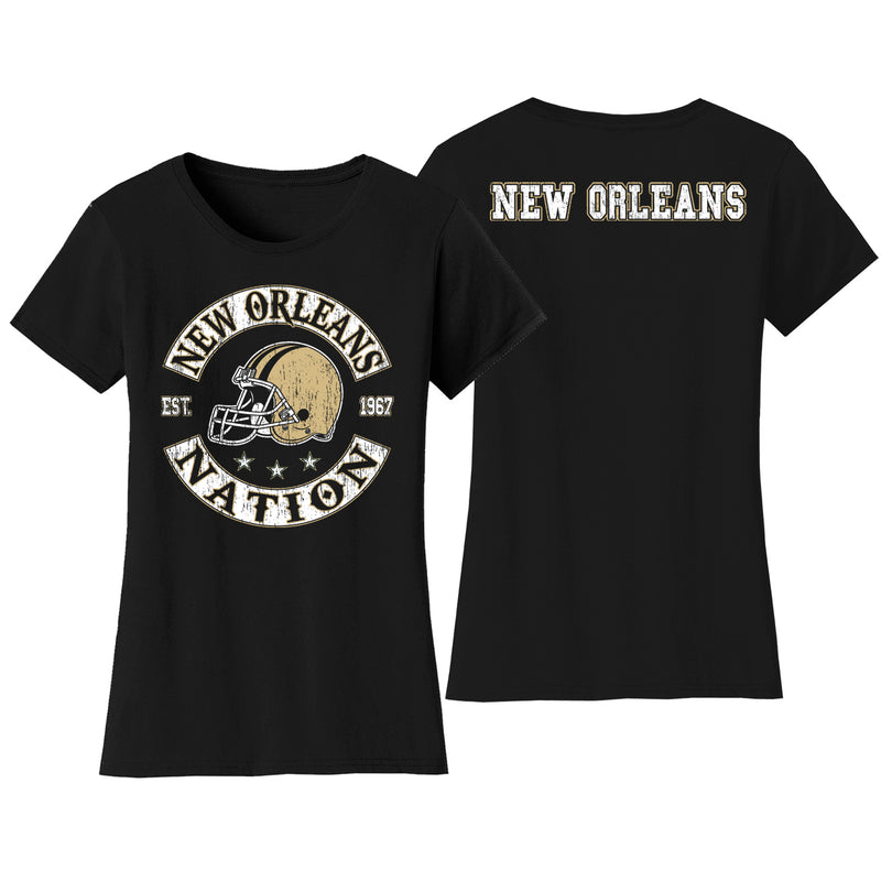 Women's Football Nation T-shirts - New Orleans