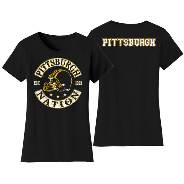 Women's Football Nation T-shirts - Pittsburgh