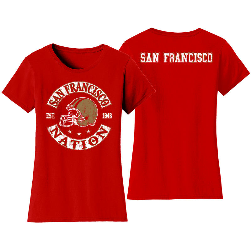 Women's Football Nation T-shirts - San Francisco