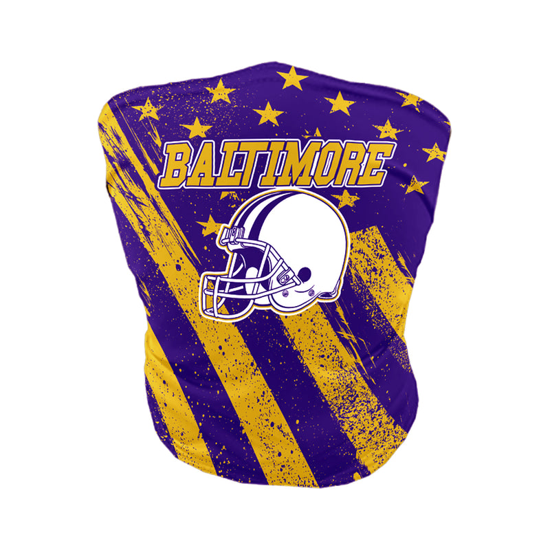 Football USA Flag Gaiter - Baltimore