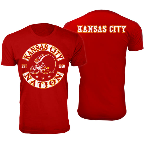 Men's Football Nation T-shirts - Kansas City