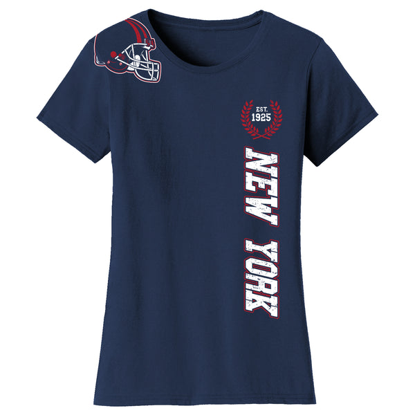 Women's Football Home Team T-Shirts - New York