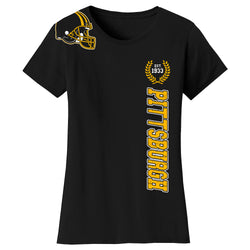 Women's Football Home Team T-Shirts - Pittsburgh