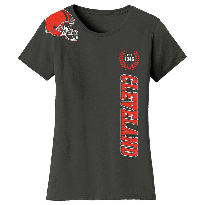 Women's Football Home Team T-Shirts - Cleveland