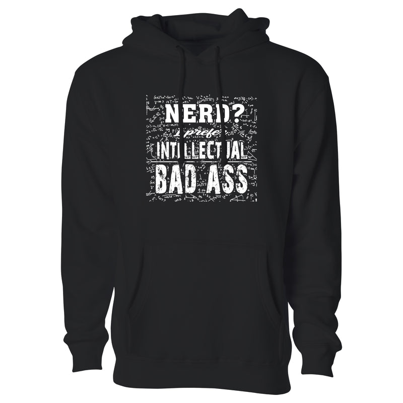 Women's Funny Nerd Pullover Hoodie - Nerd? I Prefer Intellectual