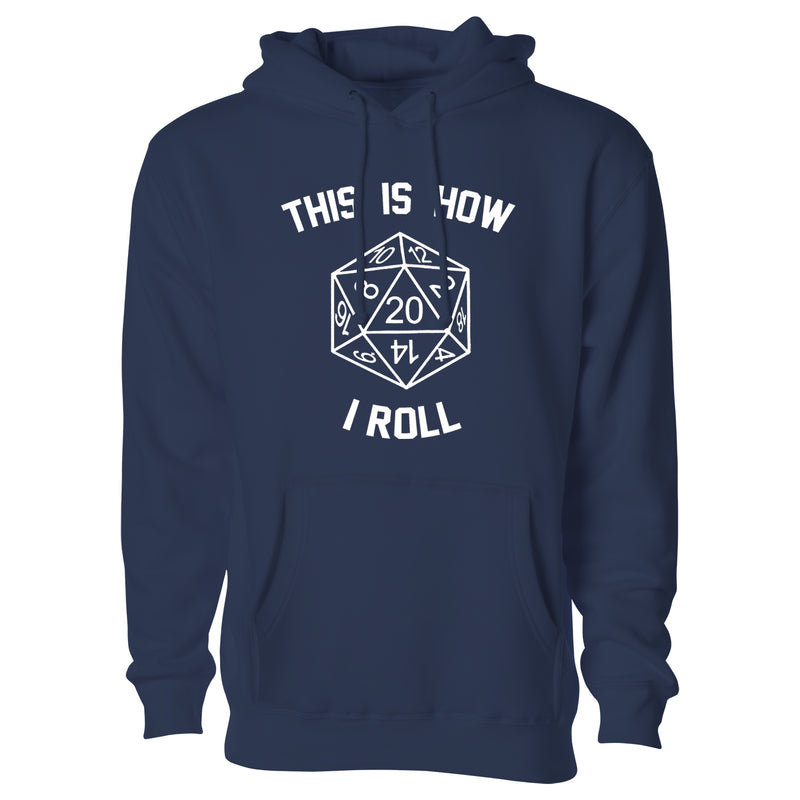 Men's Funny Nerd Pull Over Hoodie - This is How I Roll