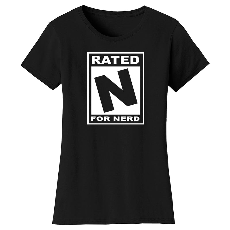 Women's Funny Nerd - Rated N for Nerd