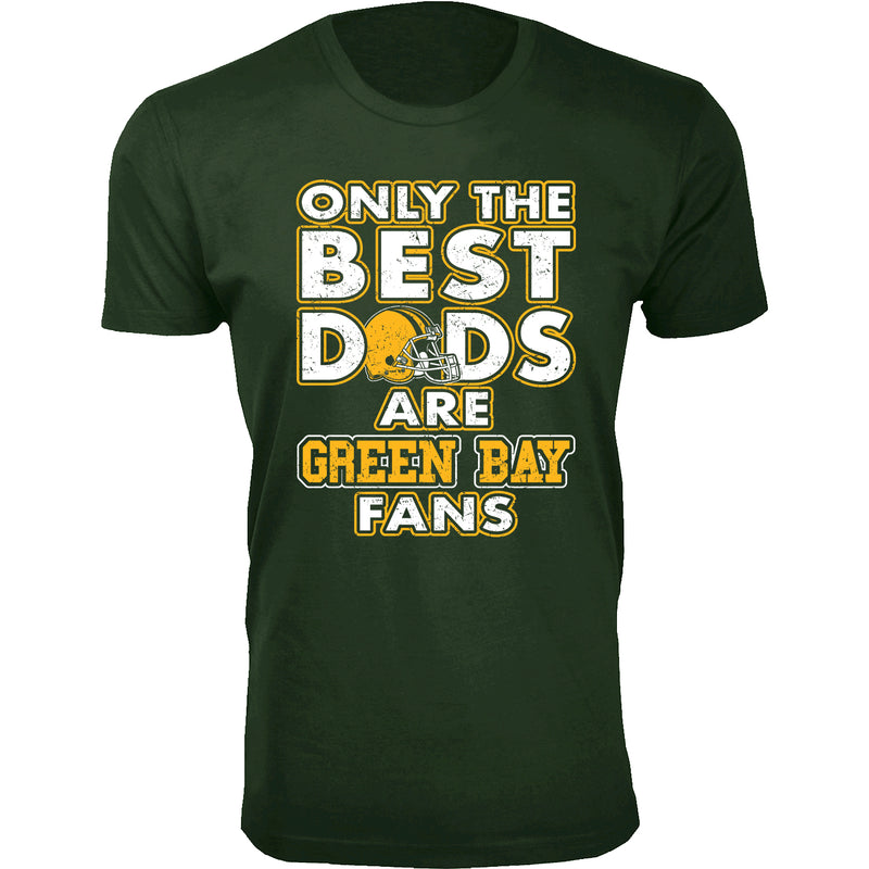 Men's Only The Best Dads Football Fan T-Shirt - Green Bay