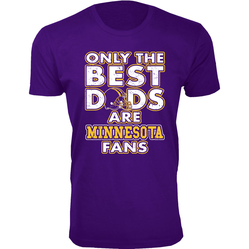 Men's Only The Best Dads Football Fan T-Shirt - Minnesota