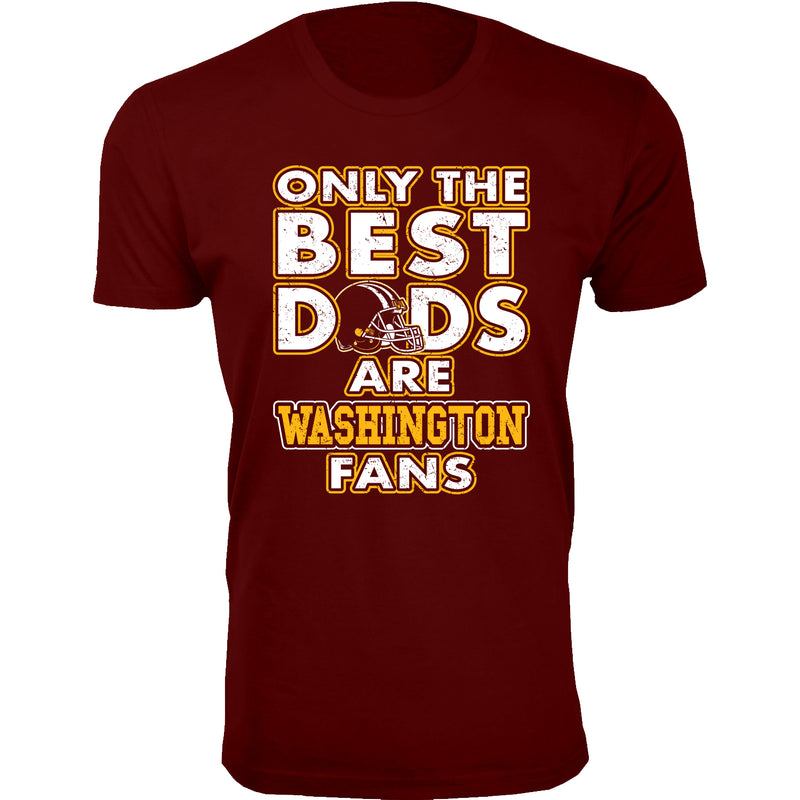 Men's Only The Best Dads Football Fan T-Shirt - Washington