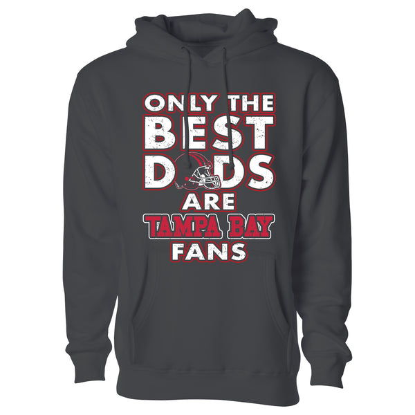 Men's Only The Best Dads Football Fan Pull Over Hoodie - Tampa Bay