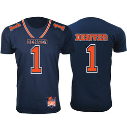 Men's Football Team Jersey T-Shirts - Denver