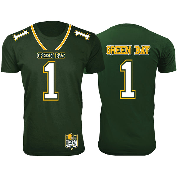 Men's Football Team Jersey T-Shirts - Green Bay