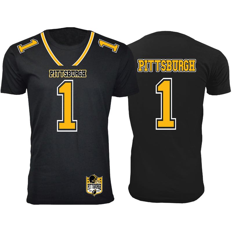 Men's Football Team Jersey T-Shirts - Pittsburgh