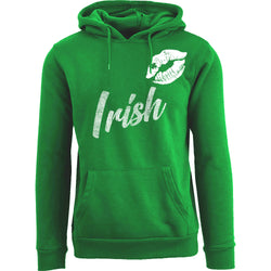 St. Patrick Pullover Hoodie - Irish Shoulder Lips