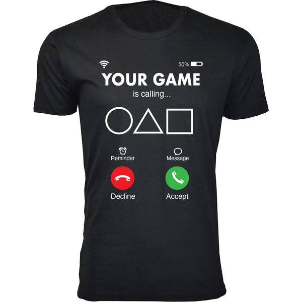 Game of Squid T-shirts - Your Game is Calling