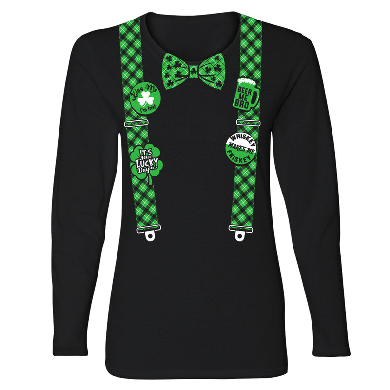 Women's St. Patrick Long Sleeve - Bowtie & Suspender