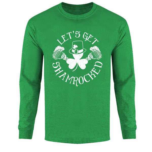 Men's St. Patrick Long Sleeve - Let's Get Shamrocked