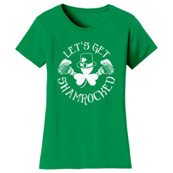 Women's St. Patrick's Day T-Shirts - Let's Get Shamrocked