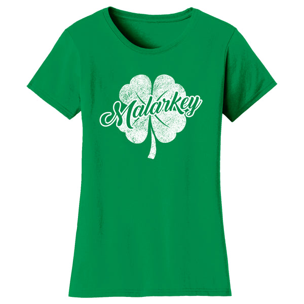 Women's St. Patrick's Day T-Shirts - Malarkey Clover