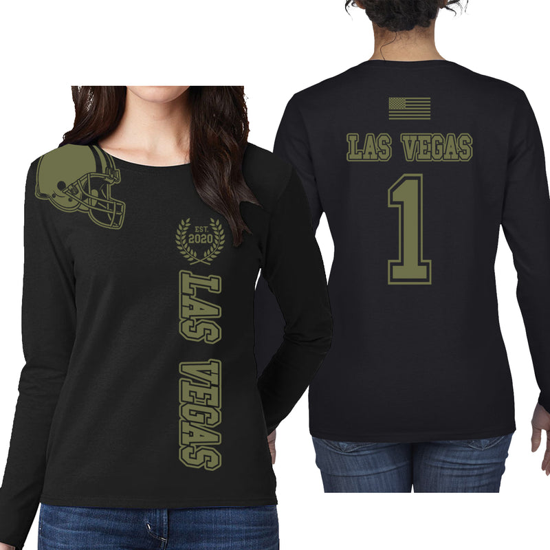 Women's Football Team Salute Long Sleeve - Las Vegas