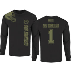 Men's Football Salute Long Sleeve - San Francisco