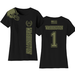 Women's Football Team Salute T-Shirt - Washington