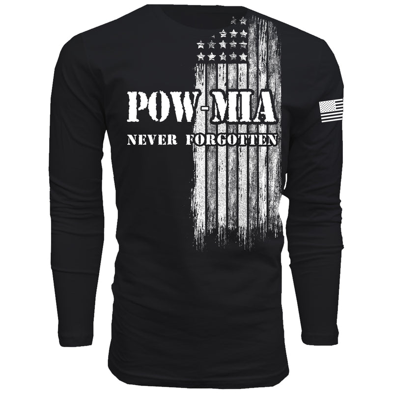 POW MIA Never Forgotten - Men's Long Sleeve