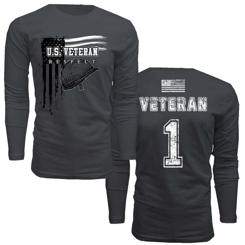 U.S. Veteran Respect - Men's Long Sleeve