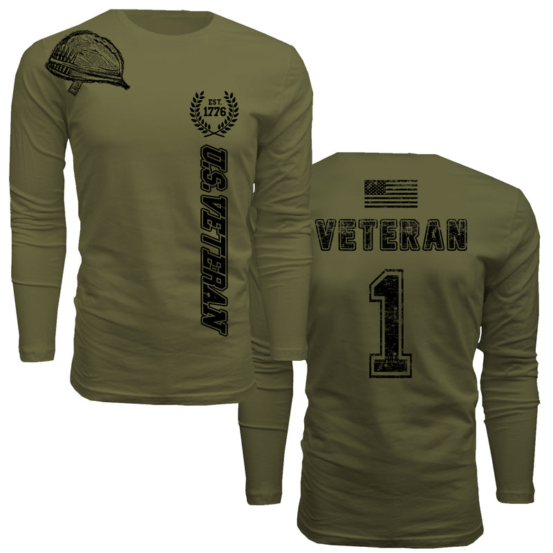 Shoulder Helmet Veteran - Men's Long Sleeve