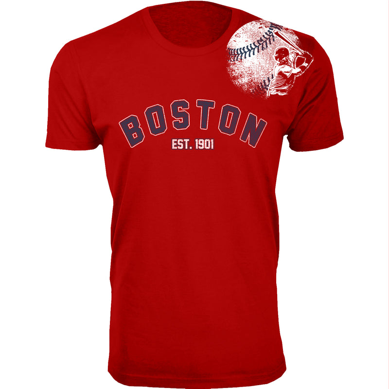 Men's Batter Up Baseball T-shirts - Boston