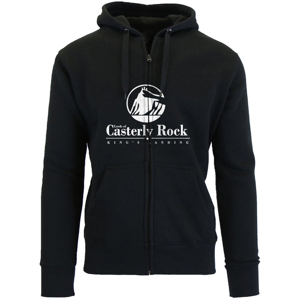 Men's Thrones and Dragon's Zip Up Hoodie - Casterly Rock King's Landing