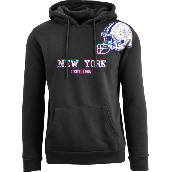 Men's Awesome Football Helmet Pull Over Hoodie - New York