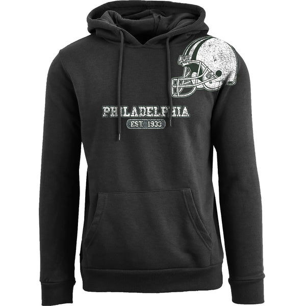 Men's Awesome Football Helmet Pull Over Hoodie - Philadelphia