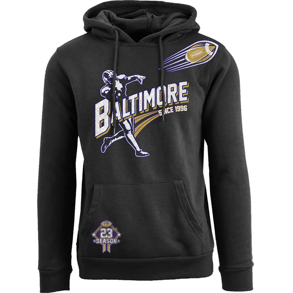 Men's Ballers Football Pull Over Hoodie - Baltimore