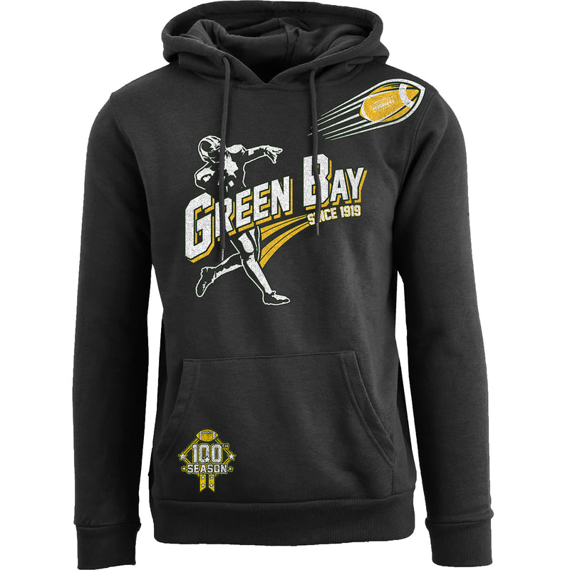 Men's Ballers Football Pull Over Hoodie - Green Bay