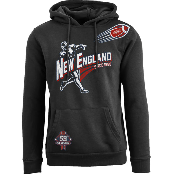 Men's Ballers Football Pull Over Hoodie - New England