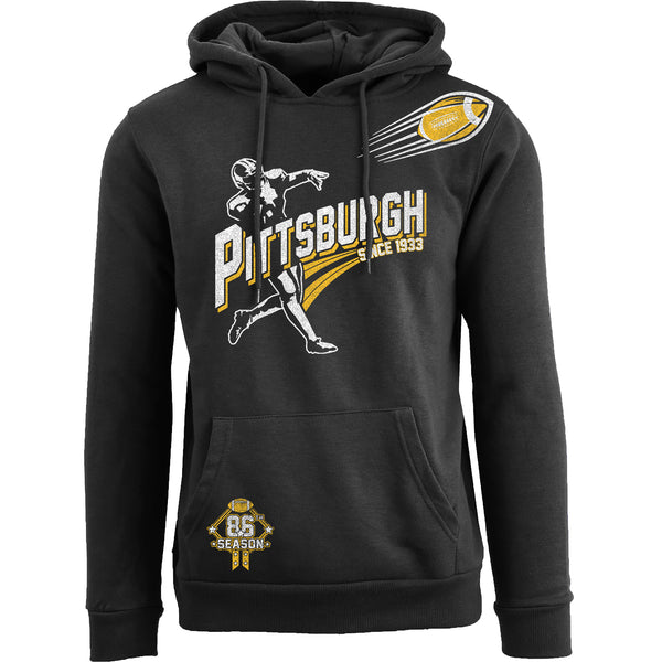 Men's Ballers Football Pull Over Hoodie - Pittsburgh